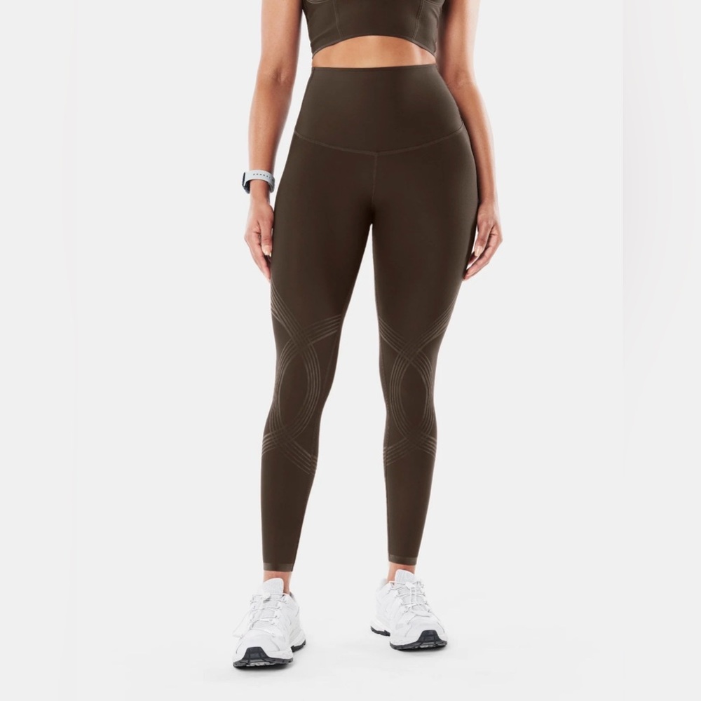Fanka High-Waist Chocolate Brown Leggings